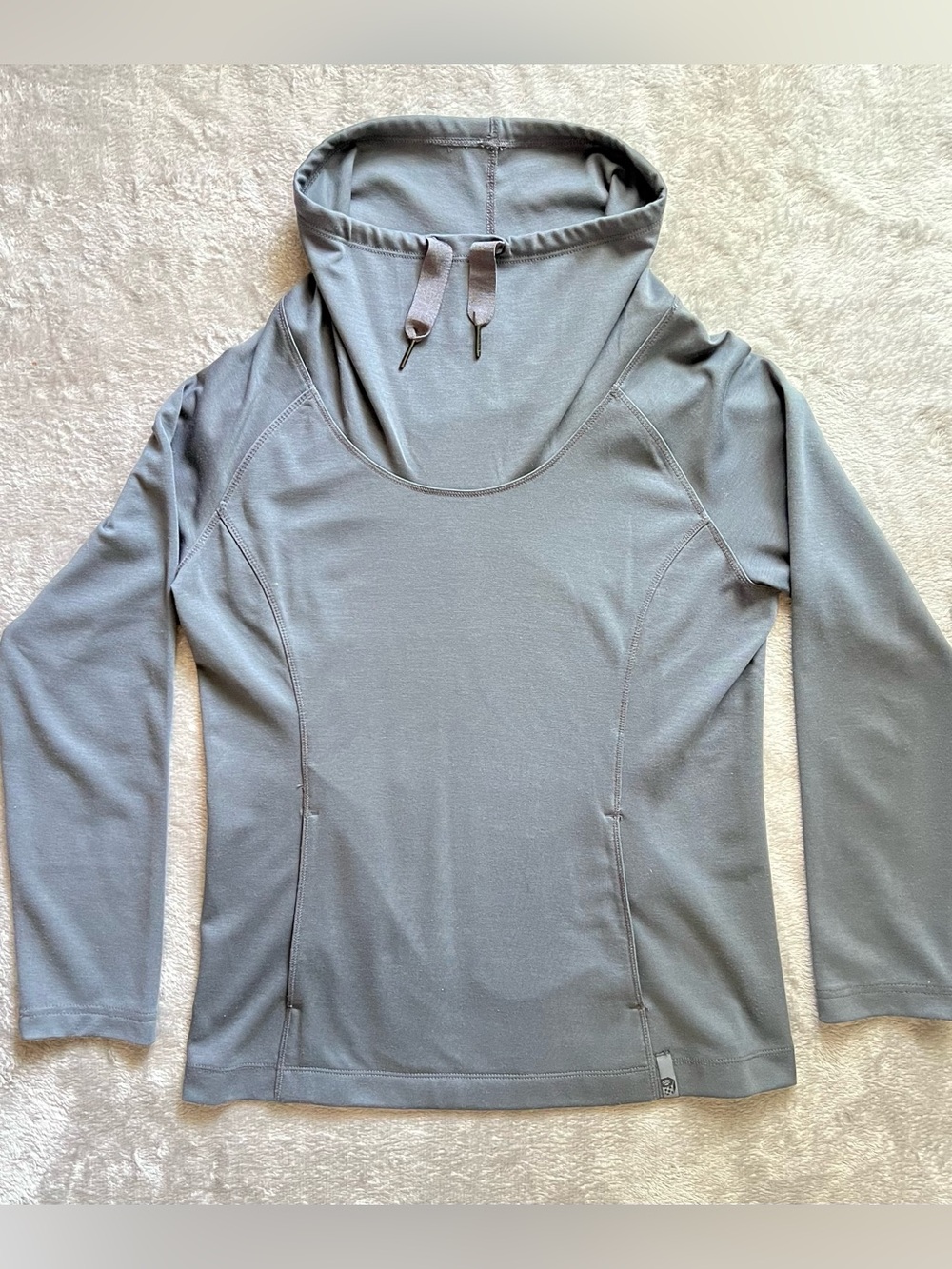 Mountain Hardwear Women’s Cowl Neck Performance Pullover Gray Size M